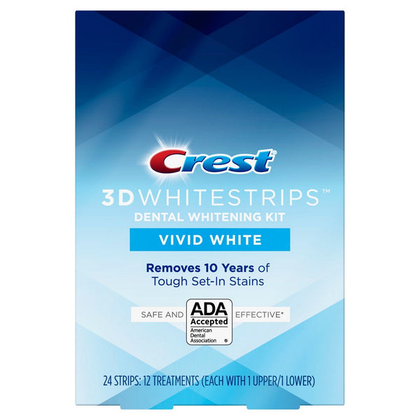 NEW Crest Vivid White 3D Whitestrips (Medium)